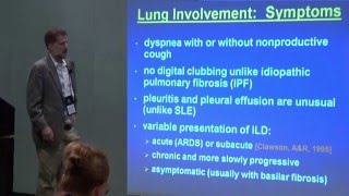 Myositis and lung disease Dr Dana Ascherman at The Myositis Associations 2015 Conference [upl. by Earaj998]