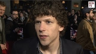 Jesse Eisenberg Interview The Double Premiere [upl. by Thorma528]