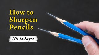 How to Sharpen Ninja Pencils [upl. by Kathi]