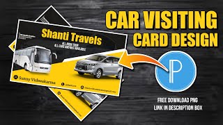 car visiting card design  rent a car business card design  tours travels business card design [upl. by Raycher]