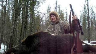 How to Hunt Boar  Russian Boar  Hunting Wild Boar in Michigan with a 3030 Winchester [upl. by Ardnuaed]