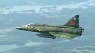 SAAB J37 Viggen of Sweden Demo [upl. by Elocon]