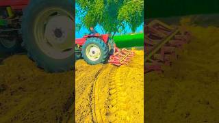 New Holland Fiat 640 4WD Tractor With 13 Tine CultivatorAgriculture farming video DGTRACTOR [upl. by Mcnamee]