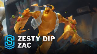 Zesty Dip Zac Skin Spotlight  League of Legends [upl. by Anselme]