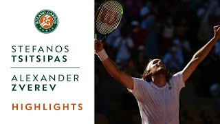 Stefanos Tsitsipas vs Alexander Zverev  Semifinal Highlights  RolandGarros 2021 [upl. by Nosiaj947]