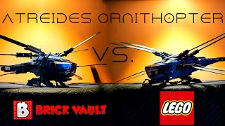 ᑐ ᑌ ᑎ ᕮ – BRICK VAULT Ornithopter VS LEGO Ornithopter comparison Dune 2021 [upl. by Demetris282]