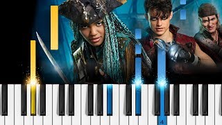 Descendants 2  Its Going Down  Piano Tutorial  Disneys Descendants 2 OST [upl. by Baron132]