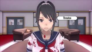 All Game Overs  Yandere Simulator Demo [upl. by Neirol]