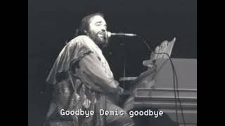 Demis Roussos  Goodbye My Love Goodbye 1973 [upl. by Enawyd]