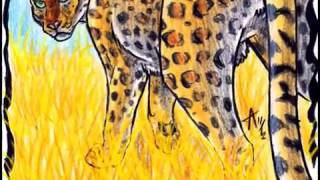 Speed Drawing Africa the Leopard [upl. by Hercules]