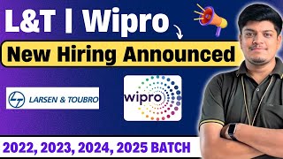 LampT 2024 Hiring  Wipro New Hiring Announced  Off Campus Drive 2022 2023 2024 2025 BATCH [upl. by Seitz]