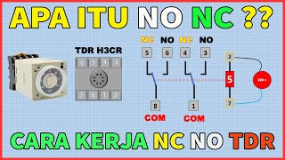 CARA KERJA NC DAN NO  TDR TIMER DELAY RELAY [upl. by Chon]