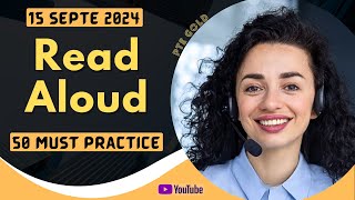 PTE Read Aloud  SEPTEMBER 2024  MUST PRACTICE [upl. by Nywroc199]