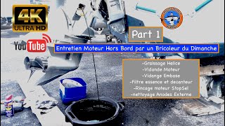 Révision Moteur Hors bord OUTBOARD par un Bricoleur du Dimanche 🛠️ Part 1 [upl. by Ajiram]