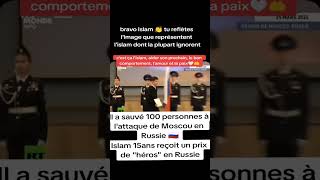 ISLAM REÇOIT LE PRIX NOBEL EN RUSSIE 🇷🇺 POUR AVOIR SAUVER 100 PERSONNES LORS DE LATTENTAT [upl. by Shari614]