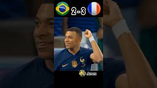 Brazil 🇧🇷 vs France 🇫🇷 world cup 2026 IMG France champion 🏆football youtube shorts [upl. by Ynohtnanhoj96]