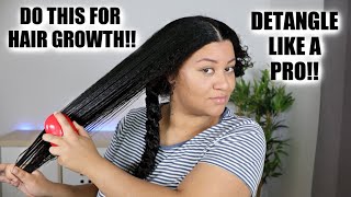 My Pre Poo Routine For Natural Hair Growth [upl. by Segalman]