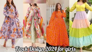 New Frock Designs 2024  Frock Ke Designs  Summer Frock Designs [upl. by Sigsmond]