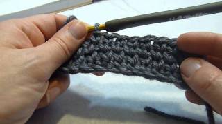 Stitch Scene Split Single Crochet Stitch ssc [upl. by Llerreg184]