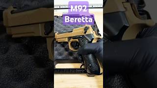 Beretta Mod 92 Vollmetall cal6mm BB Desert Tan airsoft paintball [upl. by Flanders]