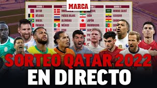 Sorteo del Mundial 2022 de Qatar EN DIRECTO I Sorteo Grupos Qatar 2022 EN VIVO [upl. by Nickie214]