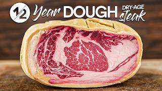 I DryAged steaks in DOUGH for 12 yr and ate it [upl. by Eirrem]