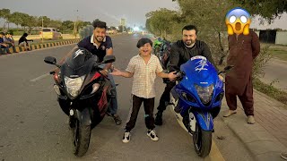 Anas bhai ny new Heavy bikes pr race lgai 😳   Birthday surprise 😱 [upl. by Aznecniv675]