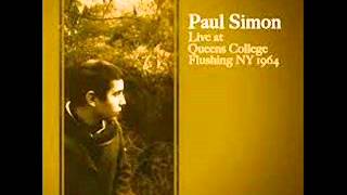 Paul Simon  Cant Help But Wonder Where Im Bound  Goin to the Zoo 1964 [upl. by Adnoluy]