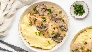 Slow Cooker Chicken Marsala Recipe [upl. by Stan883]