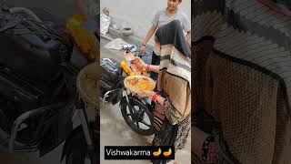 Vishwakarma ji ki aarti🪔🪔trendingshorts hemaprajapati shortsvideo [upl. by Esadnac]