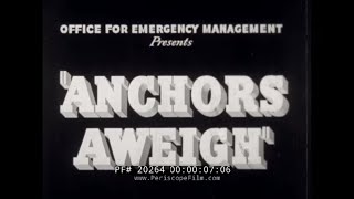 WWII ERA US MILITARY SERVICE SONGS ANCHORS AWEIGH MARINE HYMN CAISSONS ROLLING ALONG 20264 [upl. by Ynaitirb]