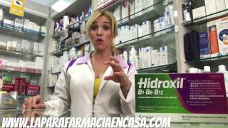 Hidroxil para qué sirve la vitamina B [upl. by Ydassac]