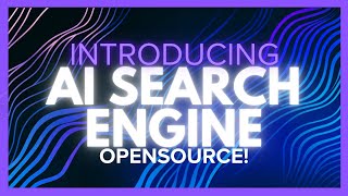 OpenSearch AI Opensource AIpowered Search Engine PERPLEXITY Alternative [upl. by Justus789]