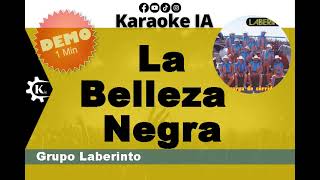 Grupo Laberinto  La Belleza Negra  Karaoke [upl. by Yelhs]