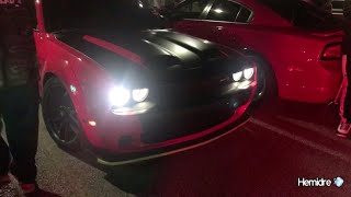 CamaKat Josh Laurent and MsKeriG pull up to SRT BREE Car Meet Macon Ga [upl. by Ayotahs]