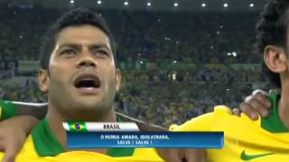 Hino Nacional do Brasil cantado Pelo Povo na Final Brasil x Espanha 2013 Copa das Confederações [upl. by Notnirt]