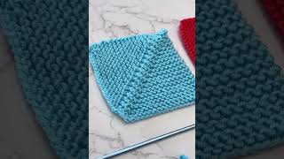 How To Knit A Mitered Square Free Knitting Pattern [upl. by Anerda]