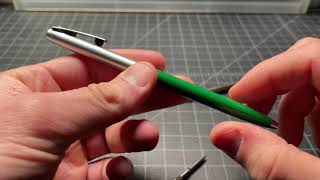 Sheaffer K Ballpoint Refill Upgrade  Swap for ParkerStyle [upl. by Akyre]