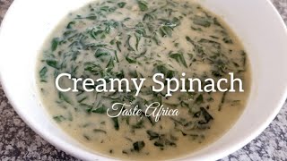 Creamy Cheesy Spinach with Milk  No Cream Needed [upl. by Kress]