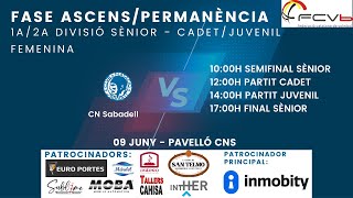 Fase ascenspermanència 1a div2a div sènior i cadetjuvenil [upl. by Rovaert]