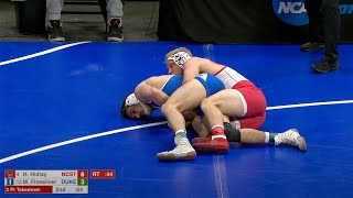 174lbs Hayden Hidlay NC State vs Matt Finesilver Duke [upl. by Arabelle]