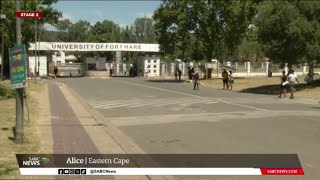 NSFAS Allowances  University of Fort Hare students suspend academic activity [upl. by Silma625]