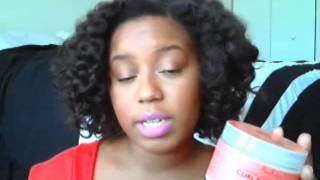 Review Shea Moisture Curl Enhancing Smoothie  Shea Butter Line [upl. by Christoforo843]