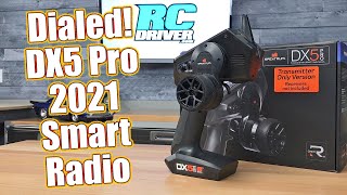 Total Control Spektrum DX5 Pro 2021 Smart Telemetry RC Car Radio Overview  RC Driver [upl. by Long]