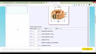 How to making an inductor part 3calculating the wiring turns of Toroid inductors [upl. by Aehs]