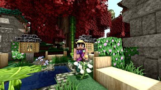 Minecraft Minecolonies Mod Multiple Styles including Cliffs and Pagoda Styles Plus Lots of Deco Mods [upl. by Nelly]