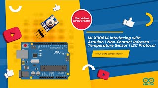 MLX90614 Arduino Tutorial  Noncontact Temperature sensor  I2C Protocol  Infrared Sensor [upl. by Selym98]