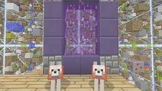 Minecraft Xbox  Sky Grid  Nether Portal 5 [upl. by Hartill294]