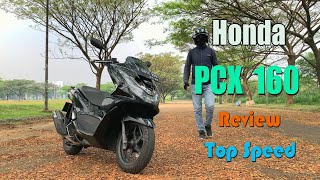 Review and Test Honda PCX 160 [upl. by Arehc]