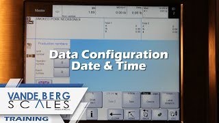 Bizerba GLME Training Data Configuration  Date amp Time [upl. by Ellenuahs127]